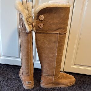 UGG Chestnut Sheepskin Tall Boots